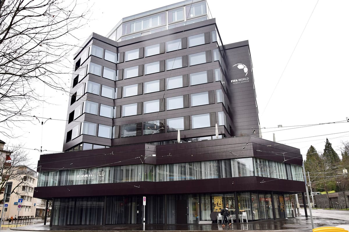 The building of the FIFA Museum at Tessinerplatz in Zurich-Enge